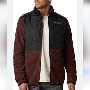 Columbia Mens Basin Fleece Jacket Full Zip Size XL